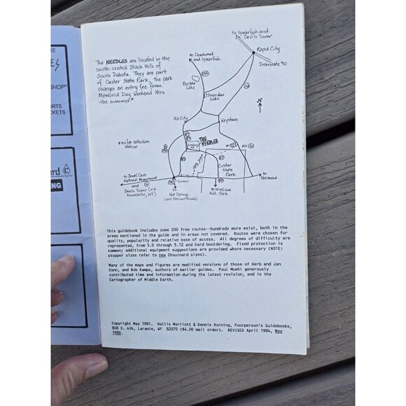 A Poorperson’s Guidebook Black Hills Needles Free Climbs Dingus McGee 1989 - Picture 6 of 6